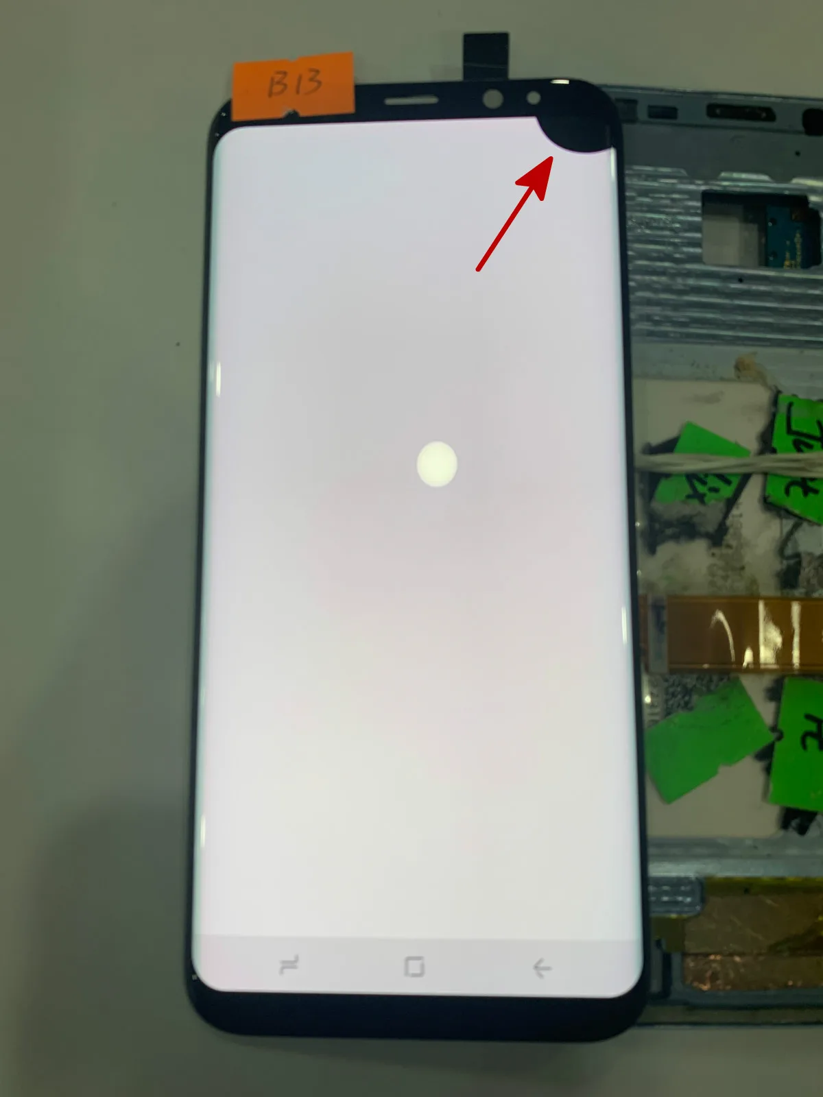 B13 Super AMOLED для samsung Galaxy S8 plus S8+ G955 G955F g955u S8plus дефект ЖК-дисплей с сенсорным экраном дигитайзер 6,2'' - Цвет: B13