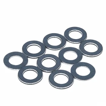 

10pcs Blue Flat Washers Oil Seal Gasket Ring Set For 1990-2016 Toyota 4Runner
