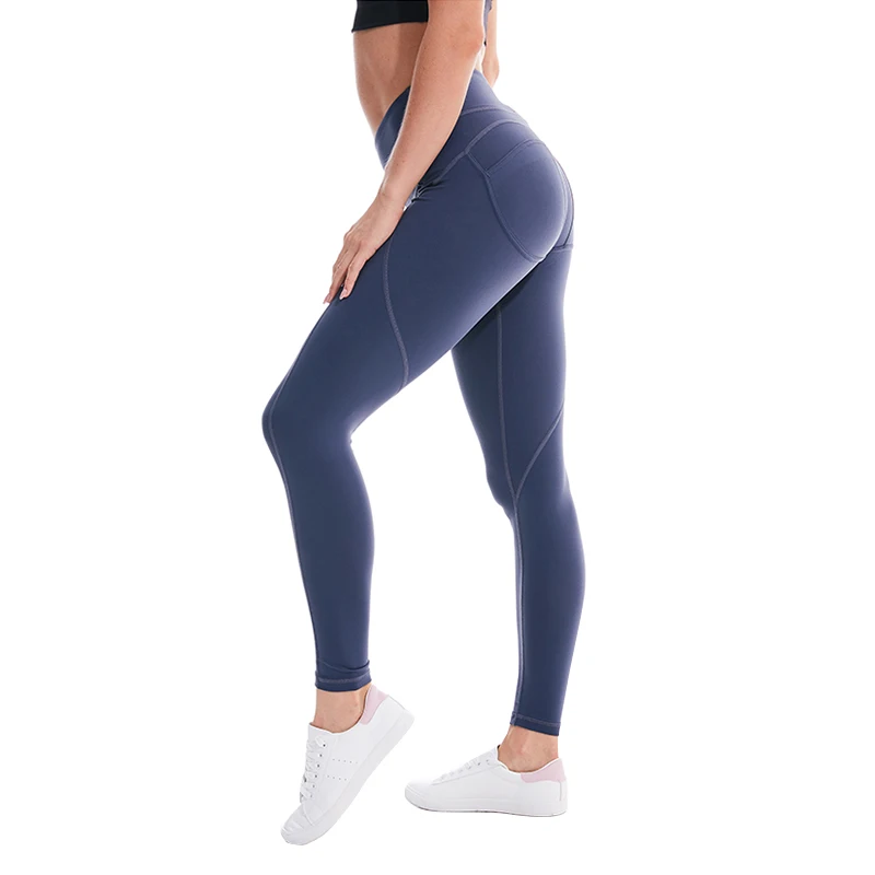 Fitness Leggings Push Up High Waist Nylon Running Pants Gym Femme Sport