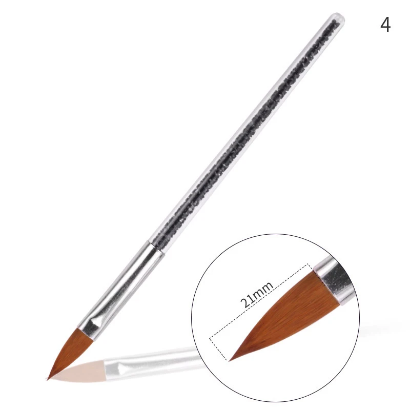 7 pieces / set of professional nail brush acrylic nail tool set painting pen art tips UV gel nail accessories
