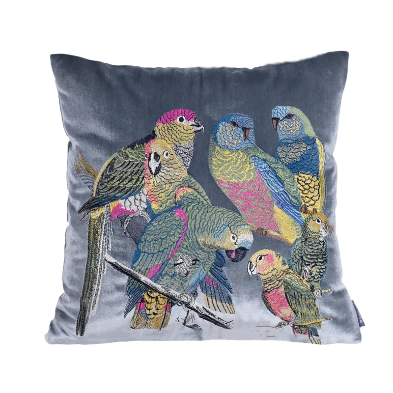 2021 Rams Embroidered Decorative Geometric Pillow Cushion Home Decor Embroidery COVER ONLY NO FILLINGS 