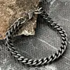 Stainless Steel Vintage Bracelet Men Black Cuban Chain Retro Wristband Male Fashion Jewelry Christmas Gift Wholesale Accessories ► Photo 3/6