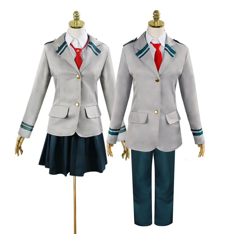Костюмы для косплея Izuku Midoriya Asui Tsuyu Ochaco Uraraka Cos Boku No Hero My акадеi школьная форма Аниме