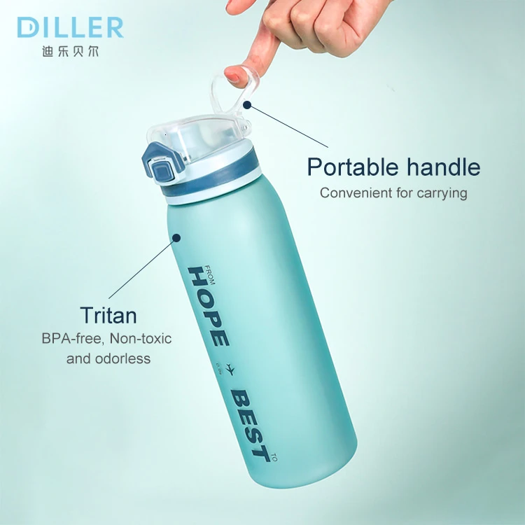 Охладитель на открытом воздухе прямая бутылка для питьевой воды с портативной рукояткой 900 мл большой емкости Кемпинг скалолазание спортивные бутылки для воды