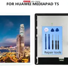 Для huawei MediaPad T5 10 AGS2-L09 AGS2-W09 AGS2-L03 AGS2-W19 ЖК-дисплей Дисплей и кодирующий преобразователь сенсорного экрана в сборе для планшета+ ручка