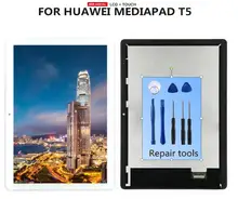 Para Huawei MediaPad T5 10 AGS2-L09 AGS2-W09 AGS2-L03 AGS2-W19 pantalla LCD y montaje de digitalizador con pantalla táctil Tablet + Pen(China)