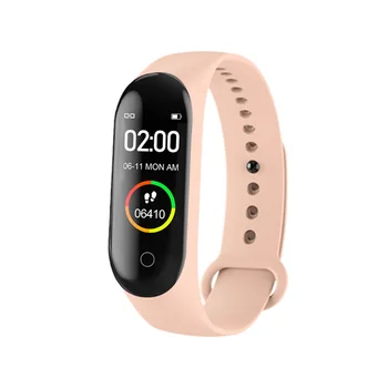 

M4 Smart Bracelet Sports Step Count Heart Rate Monitoring Information Remind Waterproof Bracelet M4 Health Watch Wristband