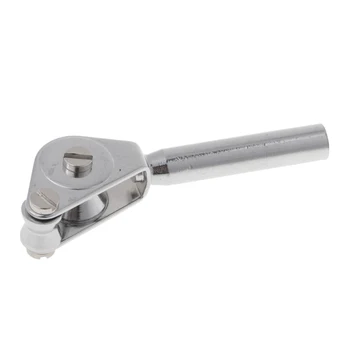

Sea Trolling Fishing Double Roller Guide Rod Tip Guide Ring Top Bearing 5#