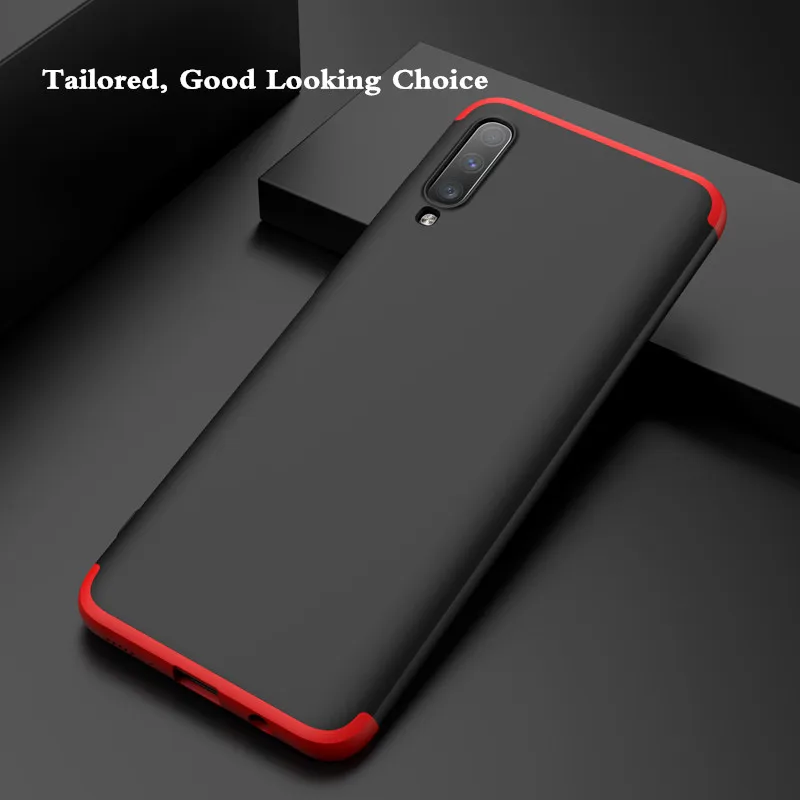 50 шт./лот протектор чехол для samsung Galaxy A10 A20 A30 A30S A40 A50 A50S A60 A70 A70S M40 A80 A90 360 Полный накладка на заднюю панель из поликарбоната