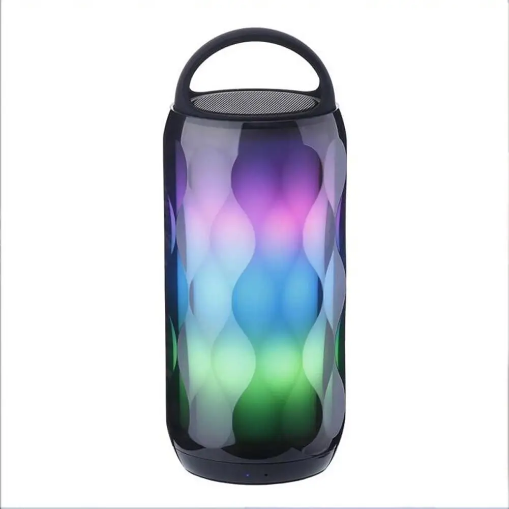BEESCLOVER Colorul ночник Bluetooth динамик Портативный беспроводной громкоговоритель Bluetooth Управление 6 цветов светодиодный Настольный светильник d20