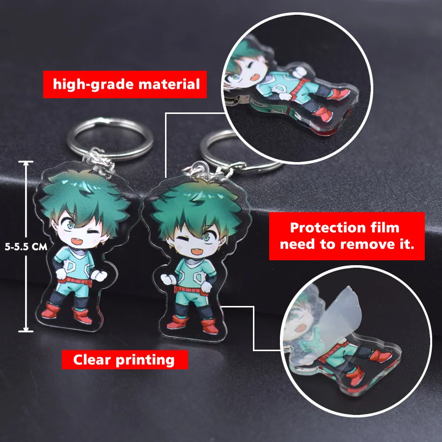 Горячая продажа аниме брелок для ключей Chibi 1 шт. высокое качество мультяшный