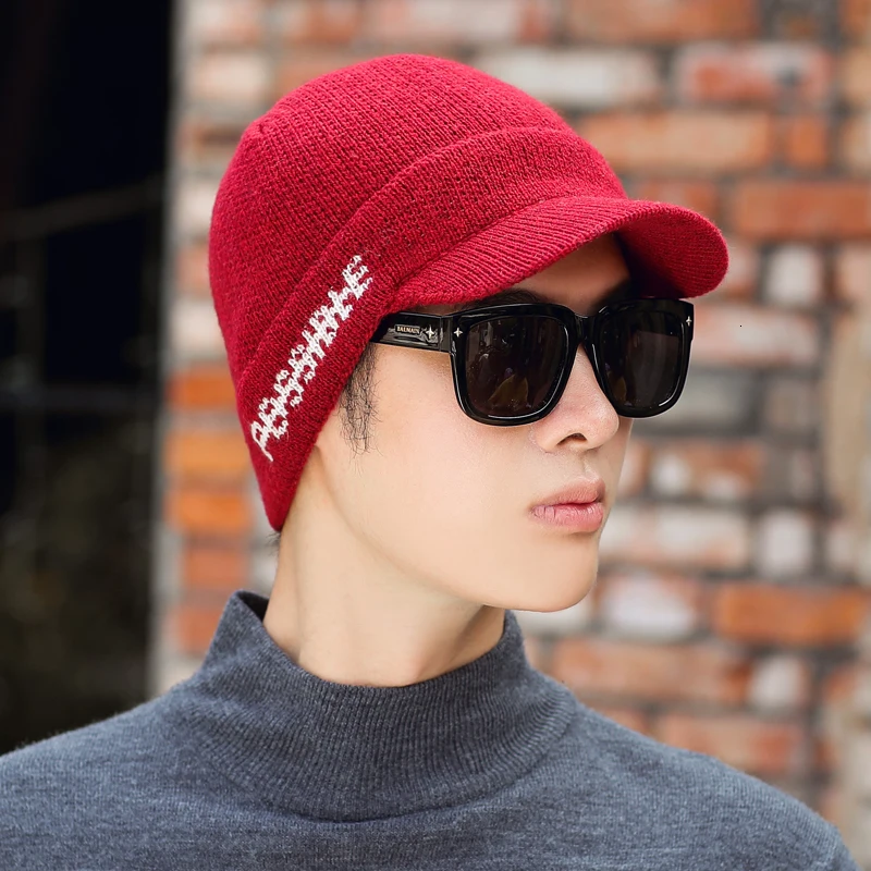 Зимняя шапка Skullies Beanies шапки зимние шапки для мужчин женский шерстяной шарф шапки маска Knitted шапка вязаная шапка