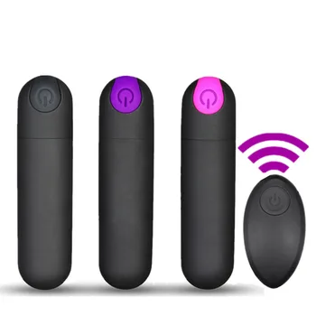 Wireless Remote Bullet Vibrator G-spot Nipple Clitoris Stimulator 10 Speeds Anal Dildo Vibrator Adult Sex Toys for Woman USB toy 1