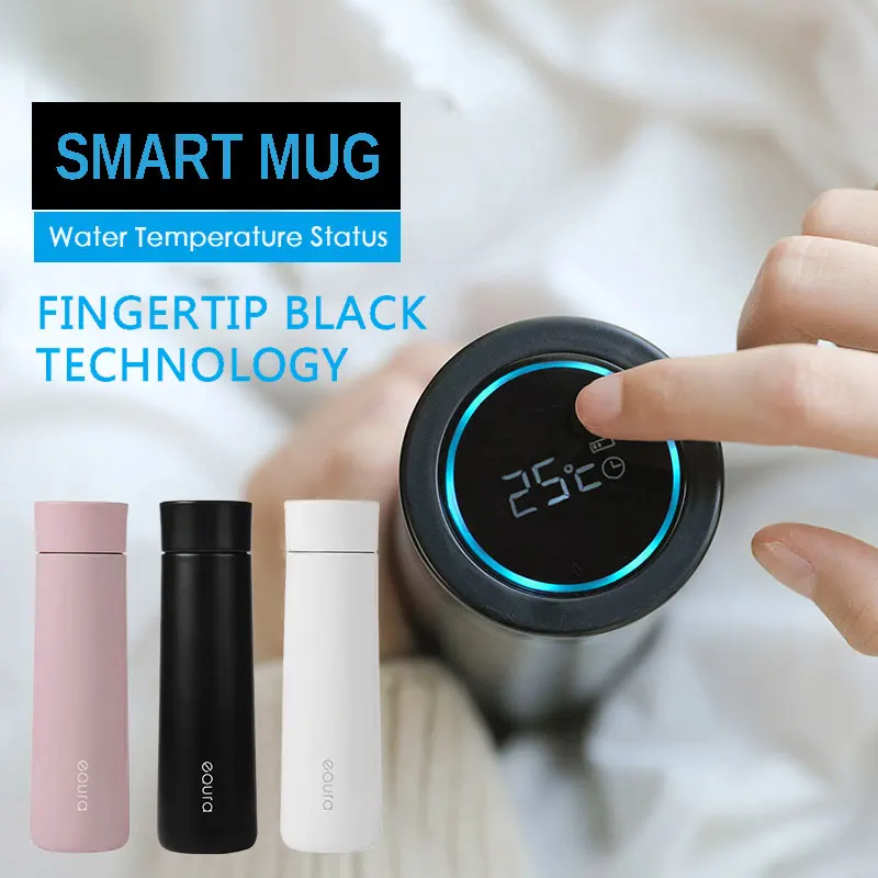 

Intelligent Vacuum Cup Smart Insulation Cup Smart Remind Function Water Bottle Portable Could Wireless Charging gifts for him