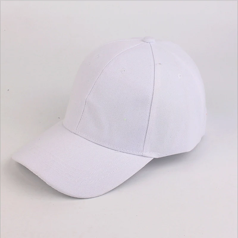 Adjustable Solid Color Shading Hip Hop Unisex Baseball Cap Sun Protection Spring Summer Outdoor Men Dad Hat Snapback 5
