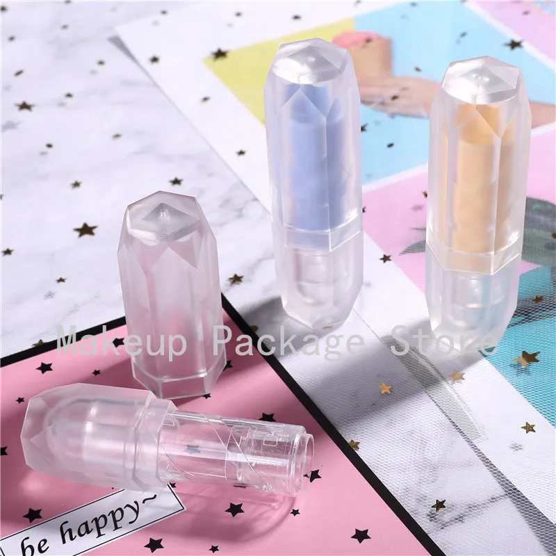 

10/30/50pcs 12.1mm Elegant Empty Lipstick Tube DIY Lip Balm Stick Refillable Bottle Container Makeup Tool Accessories Package