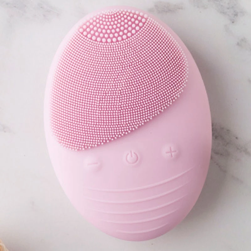 Очищающая щетка для лица, электрическая Очищающая щетка, инструмент для ухода за кожей, водонепроницаемый силиконовый скраб для лица, щетка для чистки пор, очищающее средство