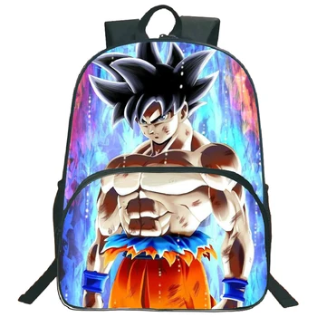 

Hot Anime Dragon Ball Z backpack Goku Children Boys Girls Backpack Fashion Colourful Laptop Mochilas Back to School Knapsack