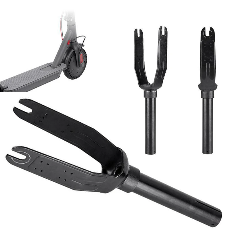 

New Black Aluminium Alloyelectric Scooter Front Fork Durable Practical Replacement Parts Accessories Cycling
