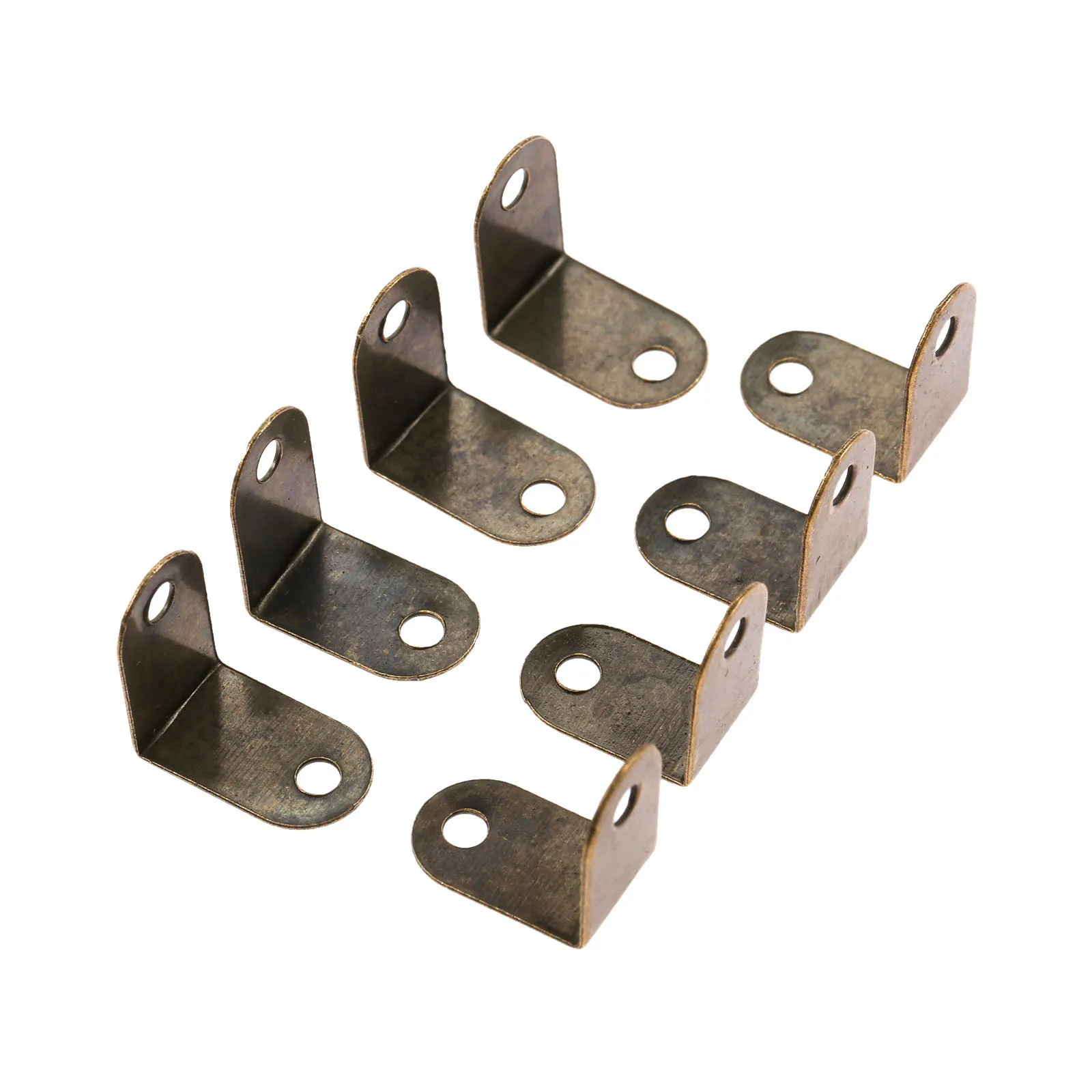 Furniture Corner Protector 20Pcs Corners Decorative Antique Jewelry Wine Gift Box Wooden Case 15*9mm Iron