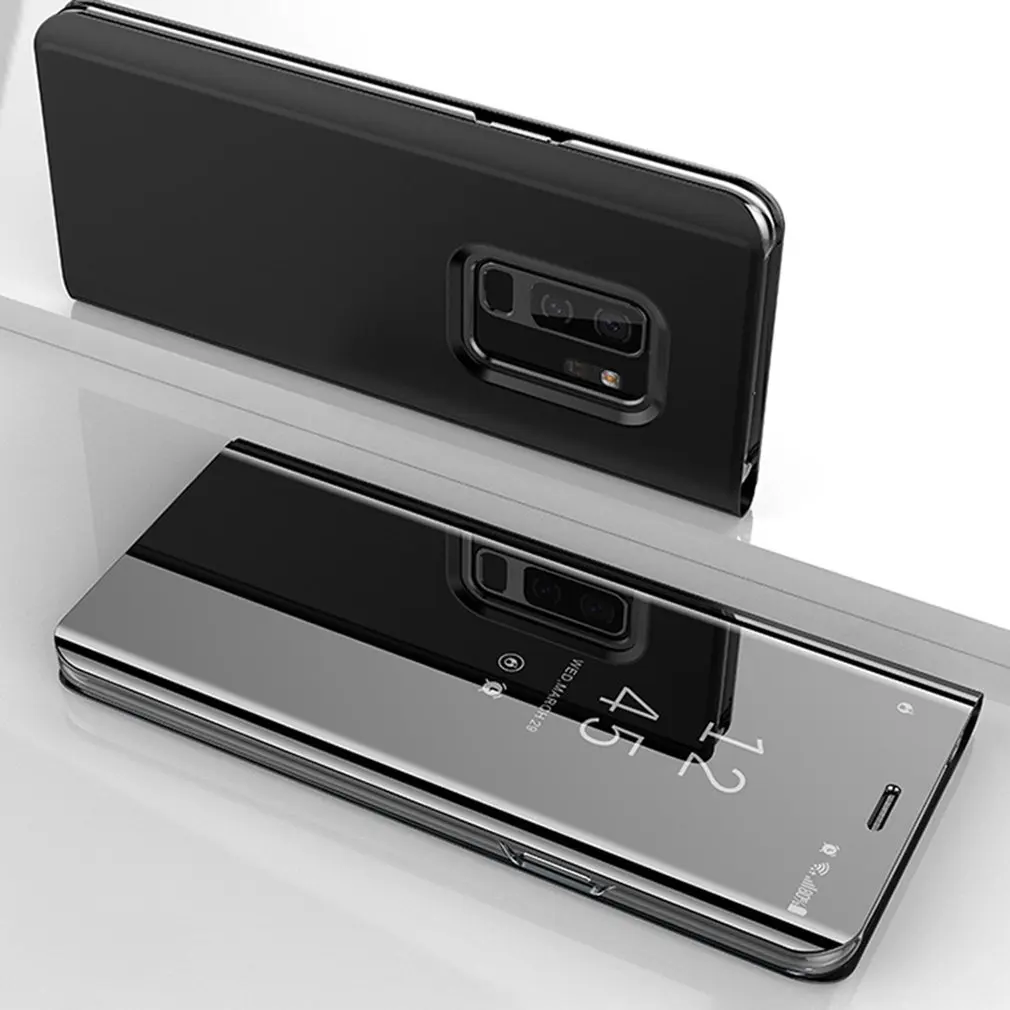 

Phone Case For Samsung Galaxy S9 Plus Cover Leather Double Color Soft PU Leather Slim Protective Shell for Galaxy S9 Drop Ship