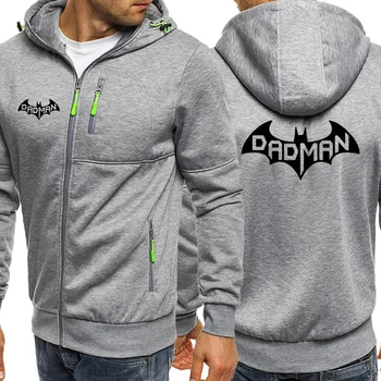 

Hot Sale dadman Batman Hoodies 2020 Spring Autumn Jacket Men Streetwear Superhero Zipper Hoodie Mens Coat Hip Hop Tracksuit