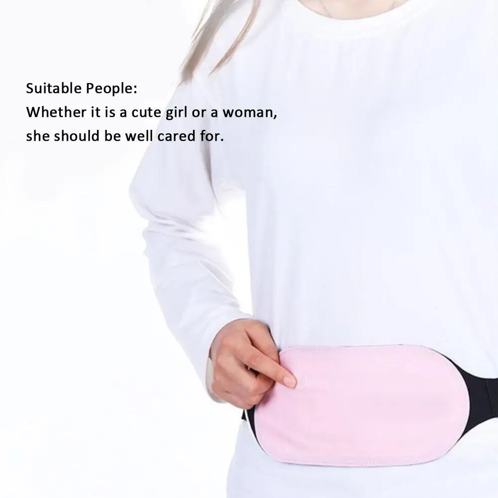 USB теплый Электрический нагревательный Womb ремень - Цвет: Pink