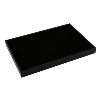 

Black Velet Material BC0077 Jewelry Bracelet Display Plate Earrings Necklace Rings Storage Box Carring Case Showcase Tray