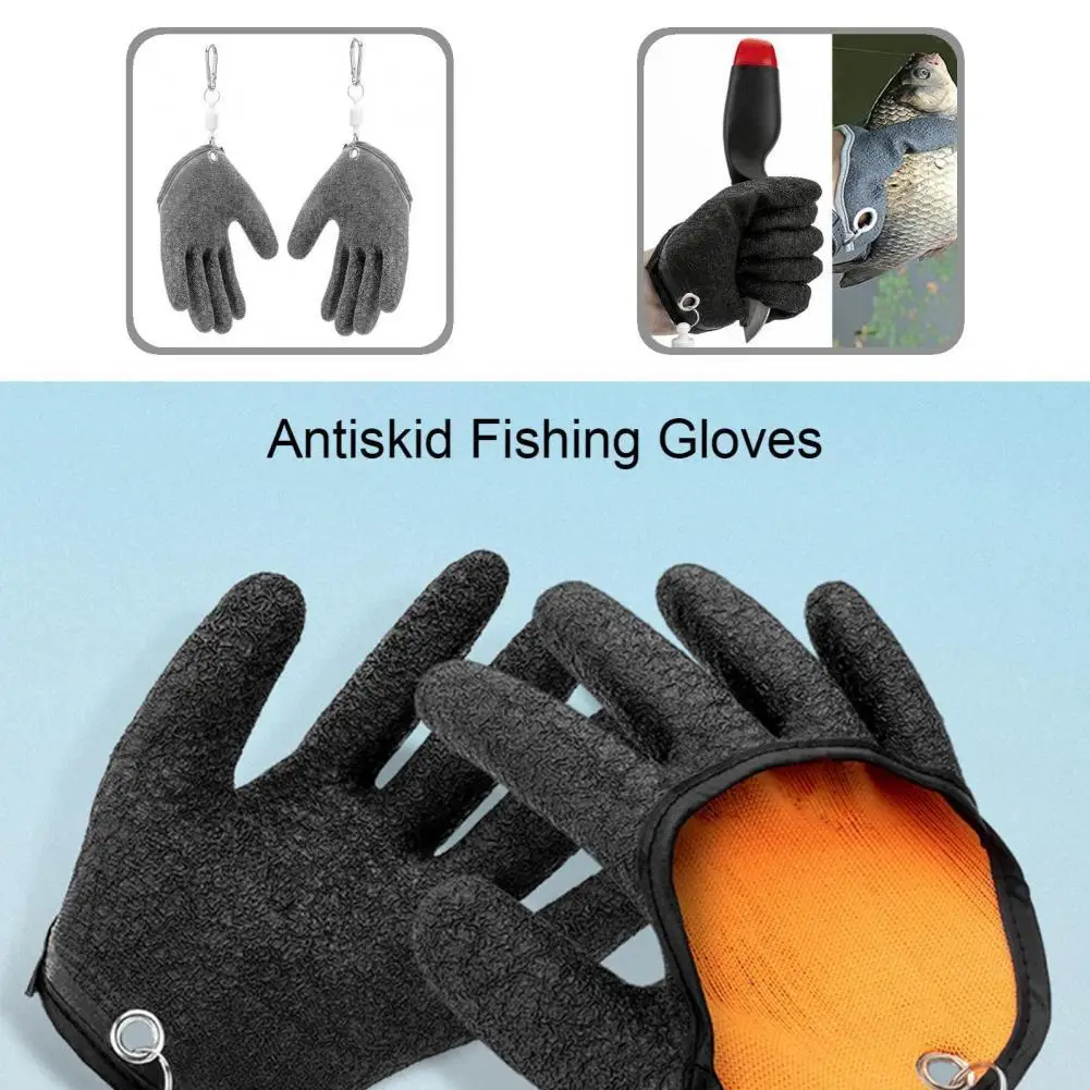 Puncture Resistant Emulsion Handling Fish Fillet Gloves for Fishing