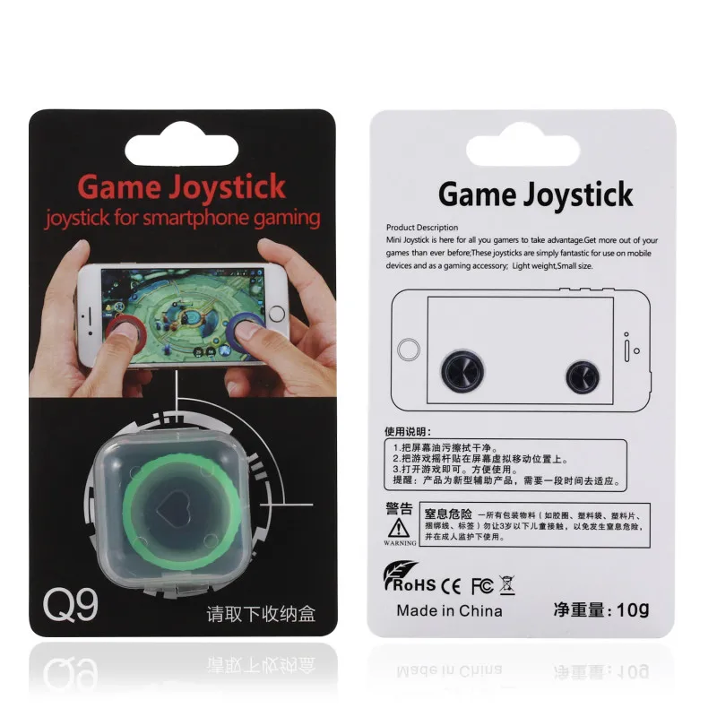 360 Degree Sensitive Game Joystick Mini Touch Screen Suction Cup Joystick Clip-on Clamp Pubg Mobile Phone Tablet Controller