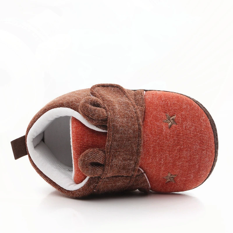 Cartoon Bear First Walkers Infant Toddler Shoe Newborn Baby Boy Girl Shoes Soft Soled Non-slip Baby Shoes Baby Booties