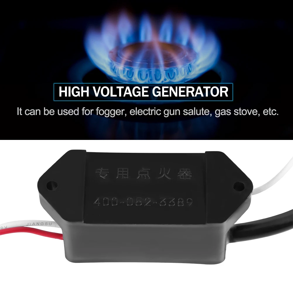 DC3.6V/4,8 V/6 V/12 V импульсный генератор высокого напряжения DC 3kV-11kV Супер Электрический дуговой модуль катушки трансформатора импульсного зажигания
