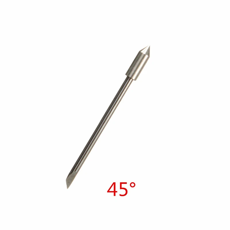 KETech 50 шт. 45 градусов для Graphtec CB09U виниловый плоттер лезвия CB09 Силуэт КАМЕЯ Craftrobo режущий нож Cricut Maker