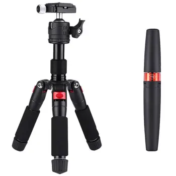 

K521 5-Section Extendable Aluminum Alloy Tripod with Portable Integrated Tripod Selfie Stick