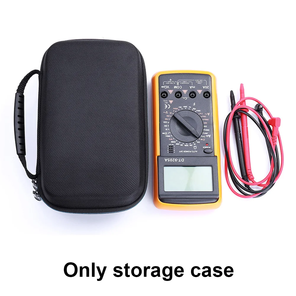 

Travel Hard Durable Digital Multimeter Cover Carry Case Storage Bag Shockproof EVA Protective For Fluke F117C/ F17B+/ F115C