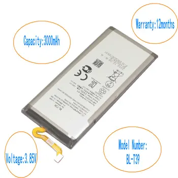 

iSkyamS 10pcs/lot 3000mAh BL-T39 BLT39 BL T39 Replacement Battery For LG G7 G7+ G7ThinQ LM G710 Batteries