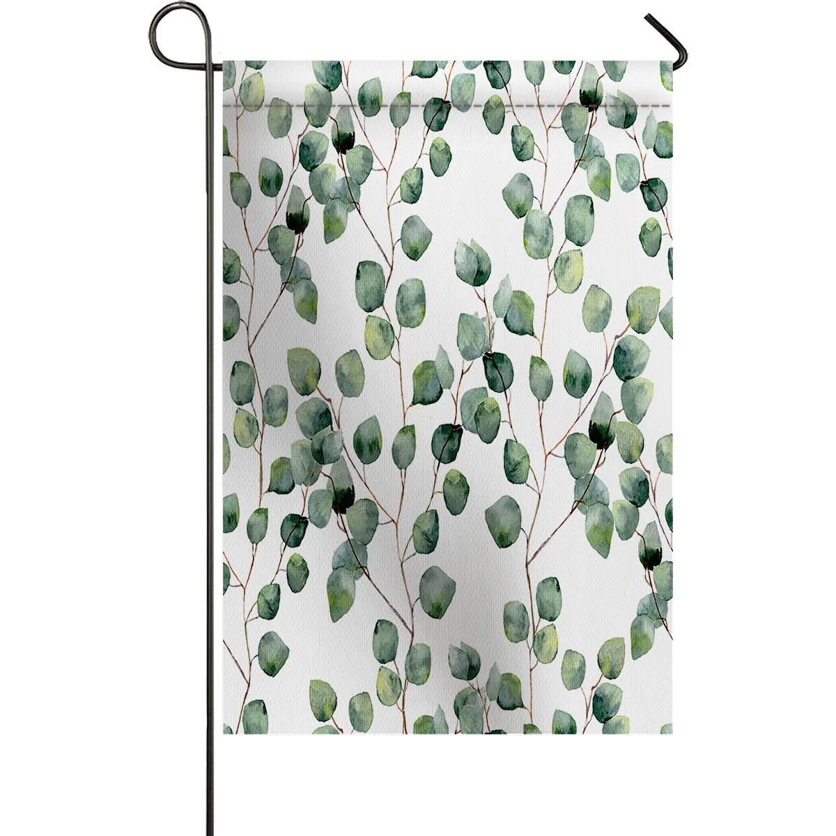 Садовый флаг акварель лоза Зеленый Свежий Дом двухсторонний полиэстер для сада