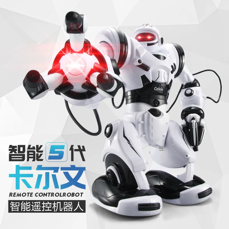 

Feng yuan Smart Remote Control Robot Toy Battle Dancing Voice Calvin Sufficient Electric Robot Children Boy