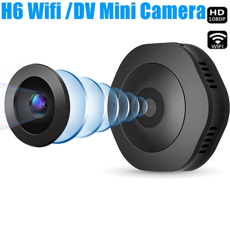 Мини камера H6 с поддержкой Wi Fi 1080P ночного видения|Компактные видеокамеры| |