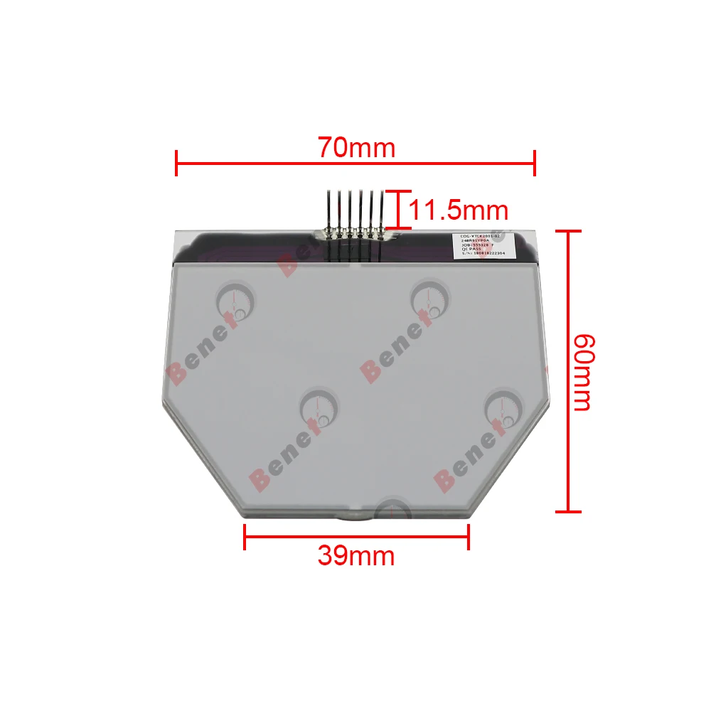 Display for Nissan Livina Instrument Cluster