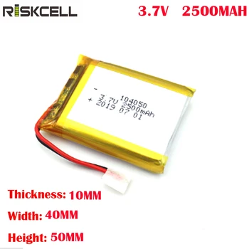 

Lithium Battery 3.7V 104050 2500mah Rechargeable Battery for Electric Products