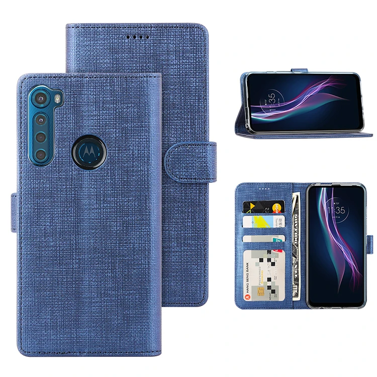 Funda para Motorola One Fusion + MOTO E 2020G, de con tapa, billetera soporte para libro, funda para teléfono - AliExpress
