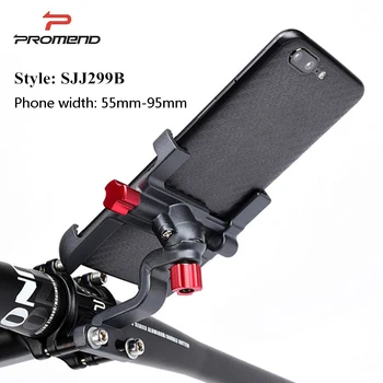 Promend Aluminum Alloy Bike Mobile Phone Holder Adjustable Bicycle Phone Holder Non-slip MTB Phone Stand Cycling Accessories 4