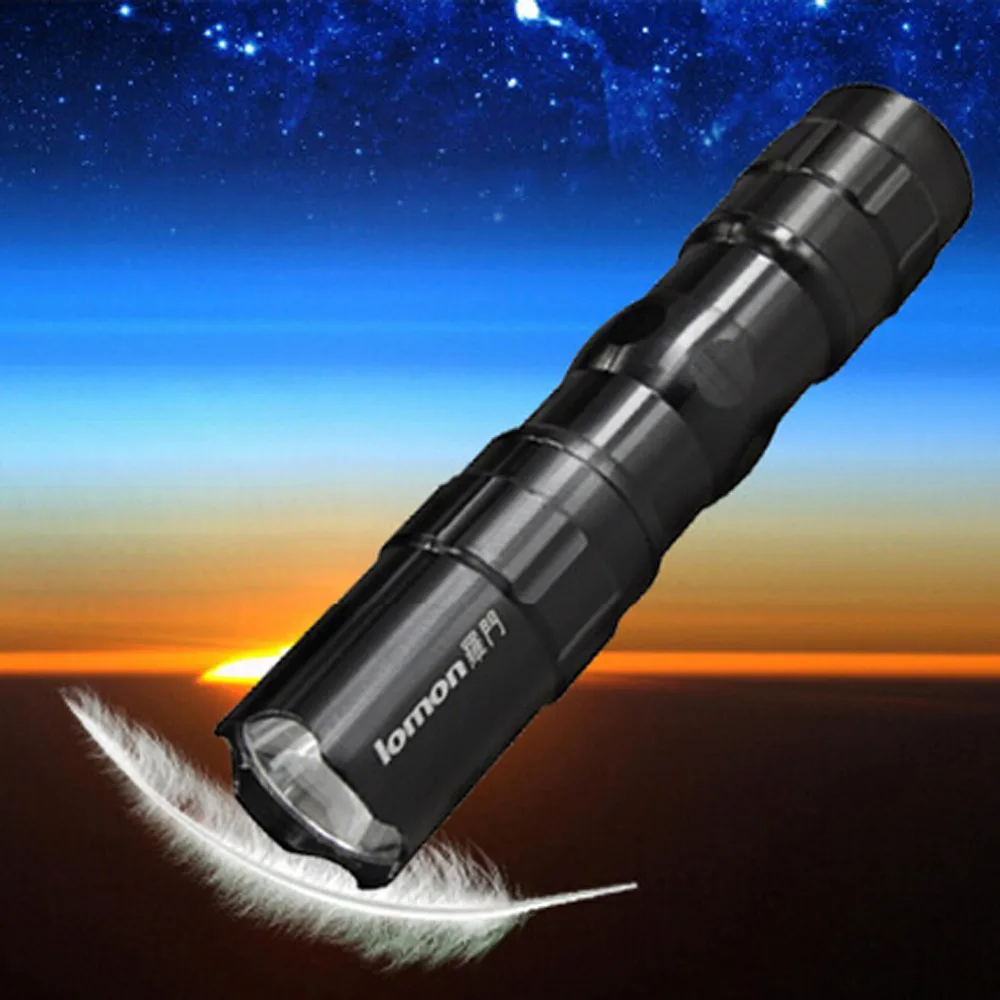 1.5В IPX-55 водонепроницаемый светодиодный фонарь для улицы тактический 1xAA батарея