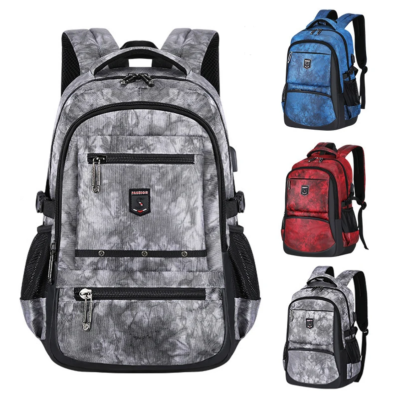 

Men Backpack Male Backpacks 15.6 Inch Laptop Travel Waterproof Bag Girls Boys Student School Bagpack USB Charging Notebook Bags