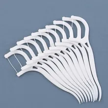 

100Pcs Dental Floss Flosser Picks Toothpicks Teeth Stick Tooth Cleaning Interdental Brush Dental Floss Pick Oral Hygiene Care