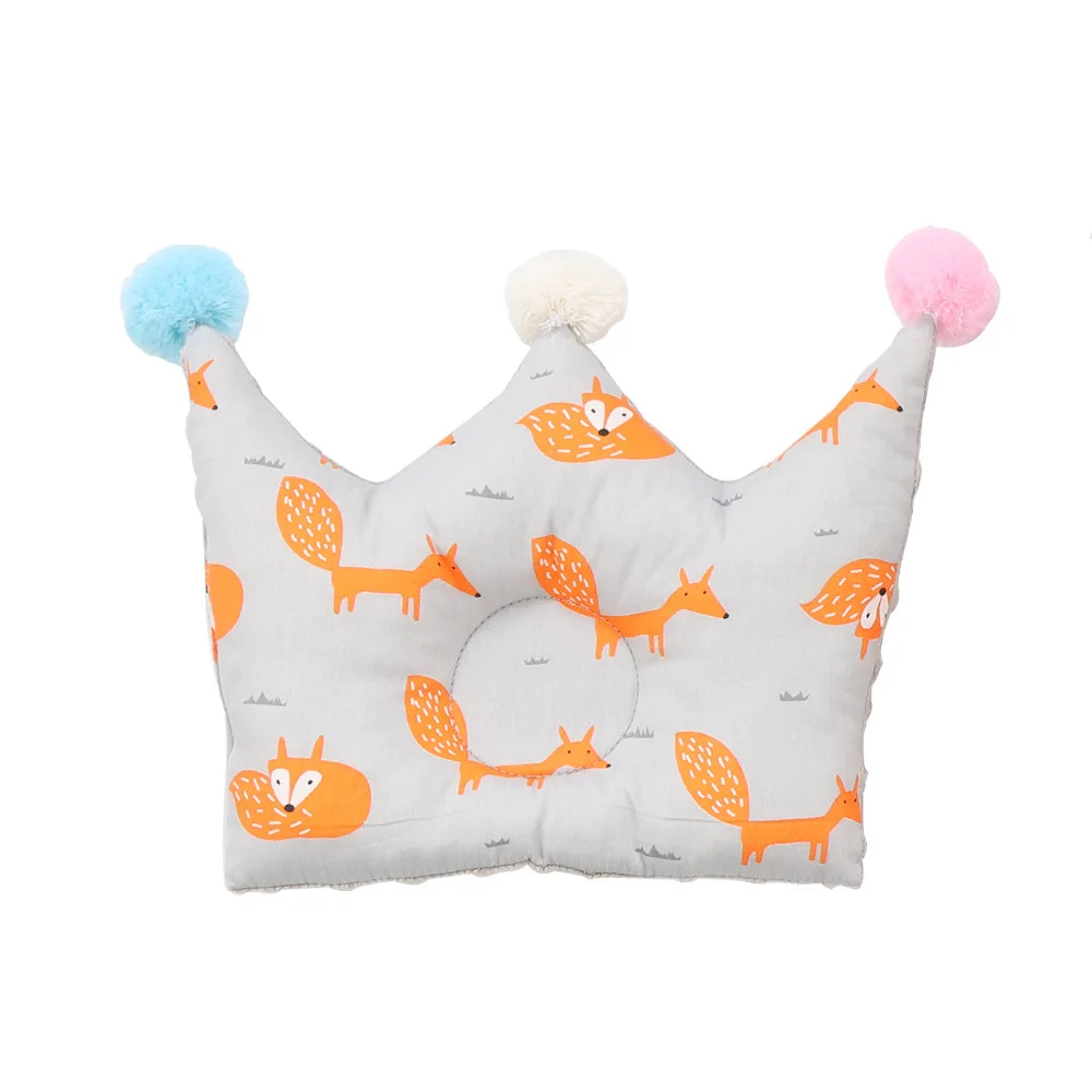 Baby Pillow Prevent Flat Head Infants Crown Bedding Shaping Pillows Newborn Boy Girl Room Decoration Accessories