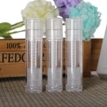 

DIY 5g clear plastic lip balm tube lip gloss containers 5ml empty lipstick bottles wholesale WB2037