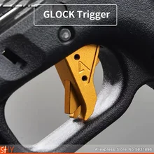 GLOCK Trigger Metall G34 G17 Trigger Kublai P1 Aluminium Legierung Gel Blaster Grip AEG Airsoft Zubehör