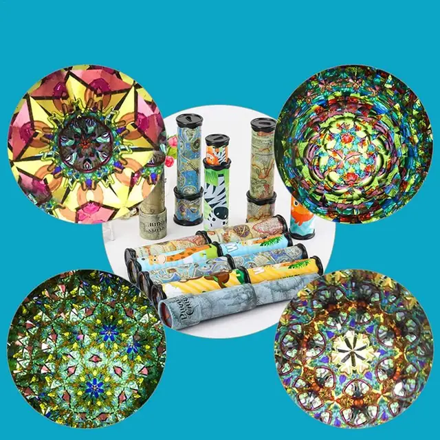 Kaleidoscope Toy 3D Mirror Stretchable Kaleidoscopes Exquisite Patterns Kaleidoscope Funny Classic Toys For Children Adults(R 5